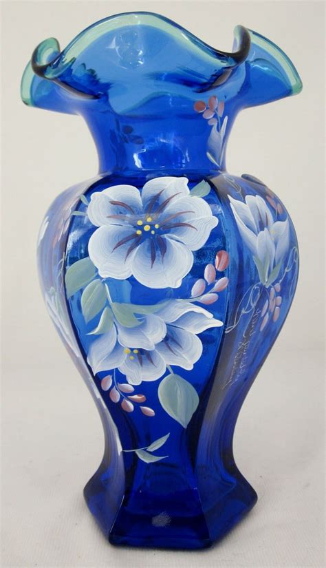 Skip to main content. . Fenton glass vase ebay